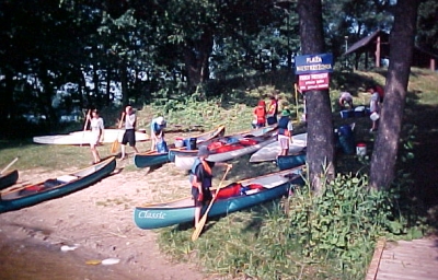 Beladen der Boote