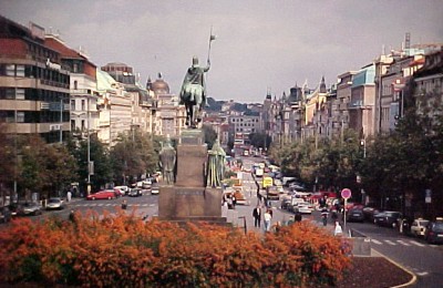 Wenzelsplatz in Prag